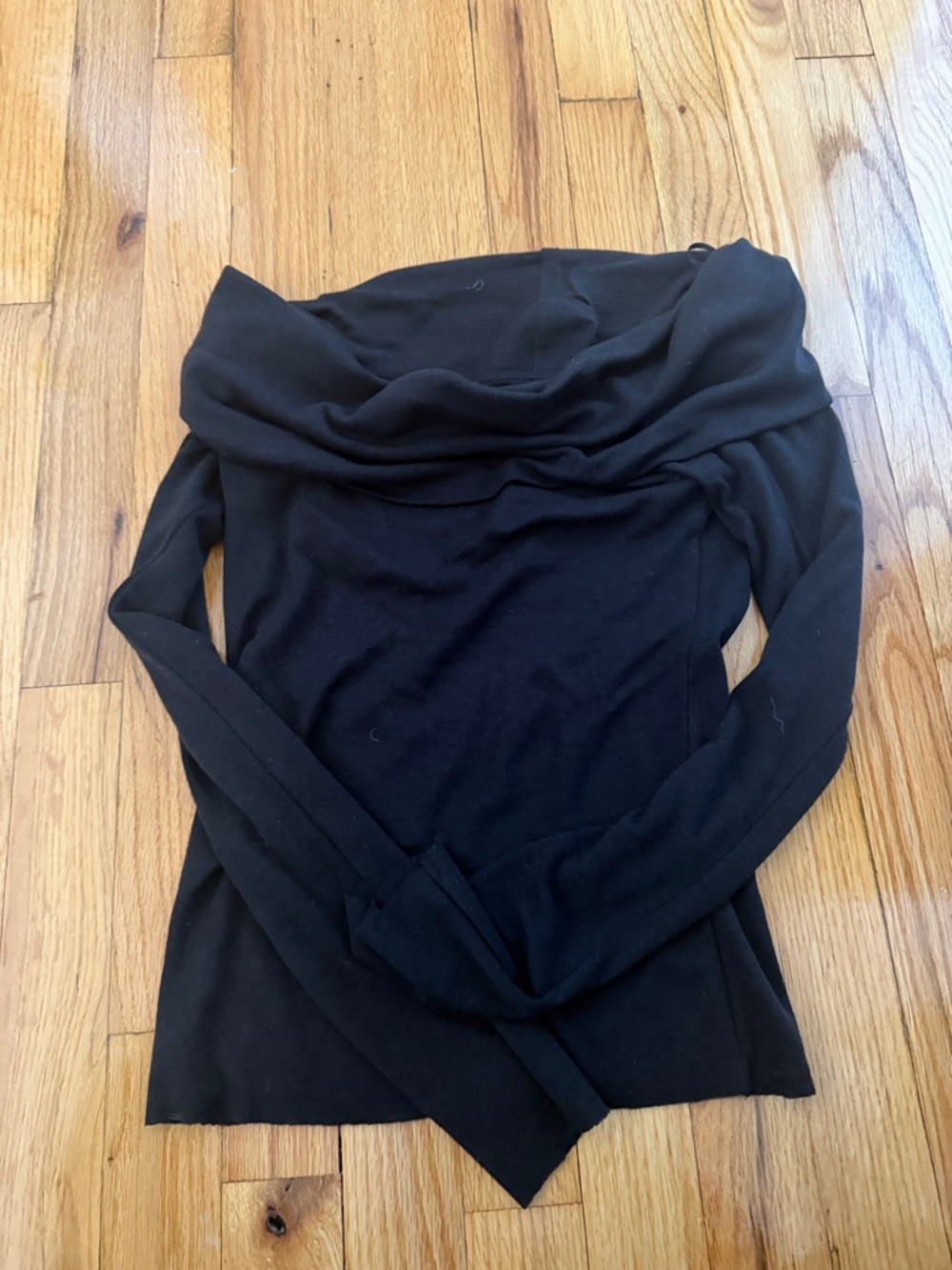 Black Off-Shoulder Women's Sweater